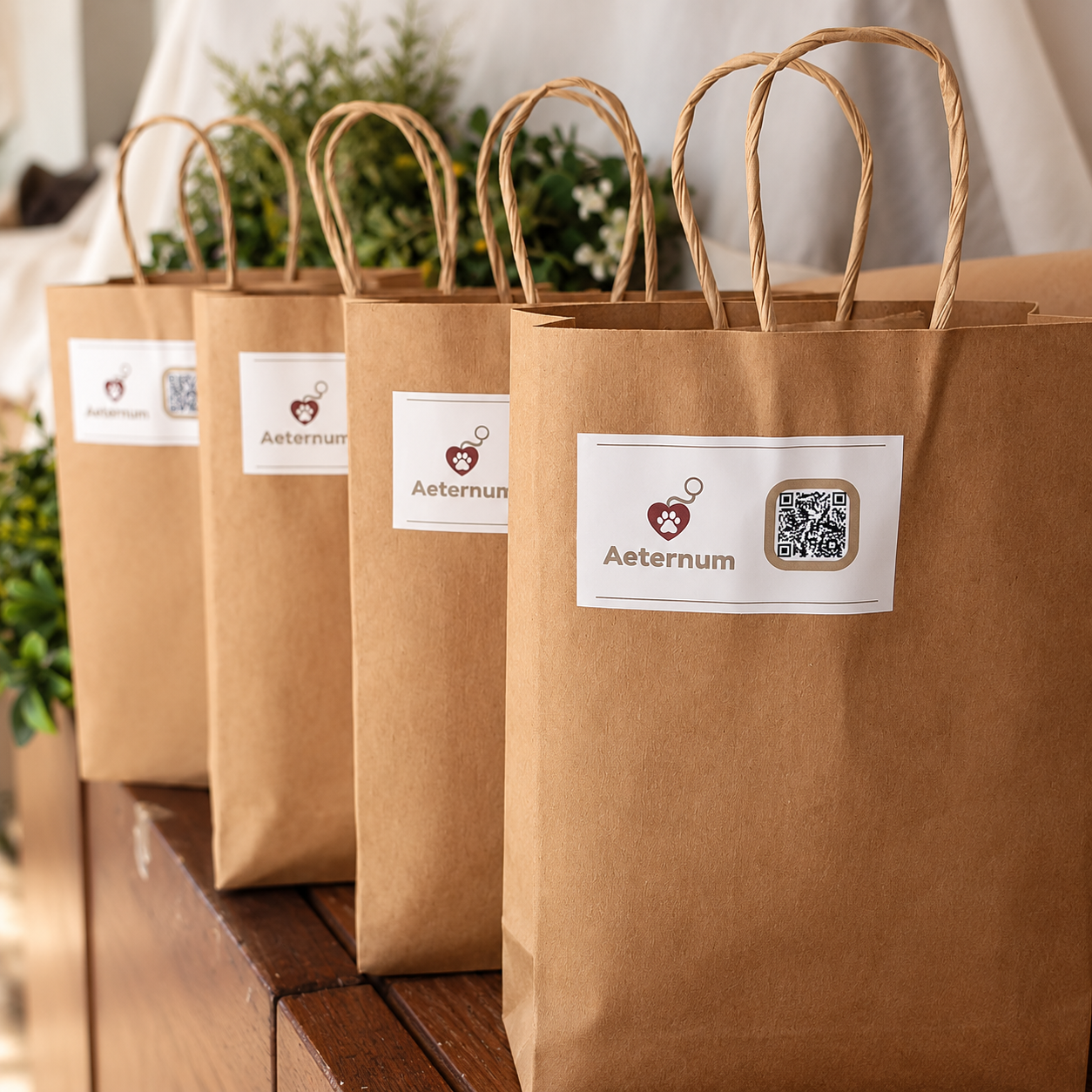 Packaging y presentación de recuerdos Aeternum