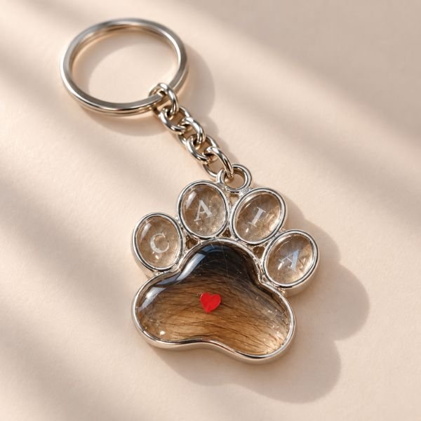 Llaveros personalizados con recuerdos de mascotas Aeternum