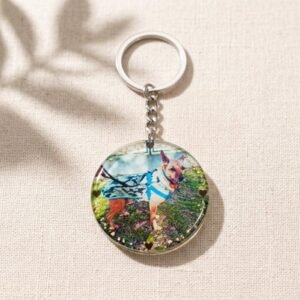 Llavero Personalizado con Pelo y Foto de Mascota - imagen 3